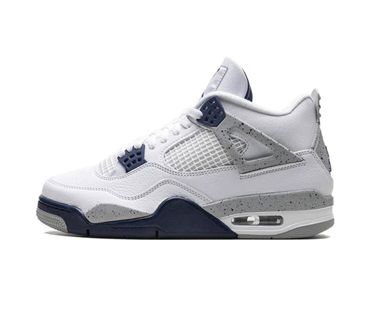 Nike Air Jordan 4 Retro White Midnight Navy